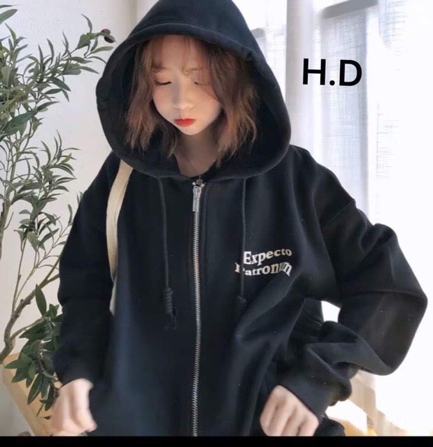 Áo khoá nỉ exp hai dòng hđ12