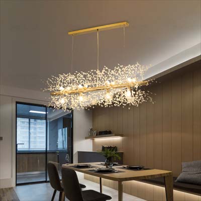 Đèn thả bàn ăn bồ công anh ngang TH21A