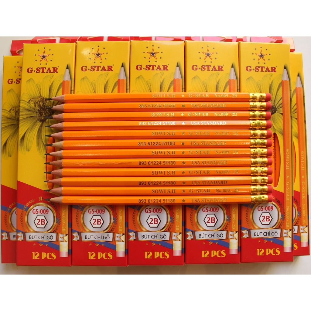Bút chì gỗ 2b gstar - 1 cây