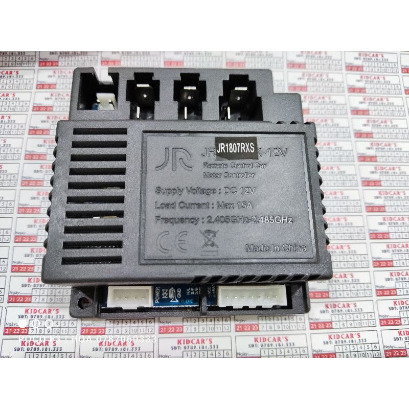 Bo mạch xe ô tô điện trẻ em jr 1807rxs
