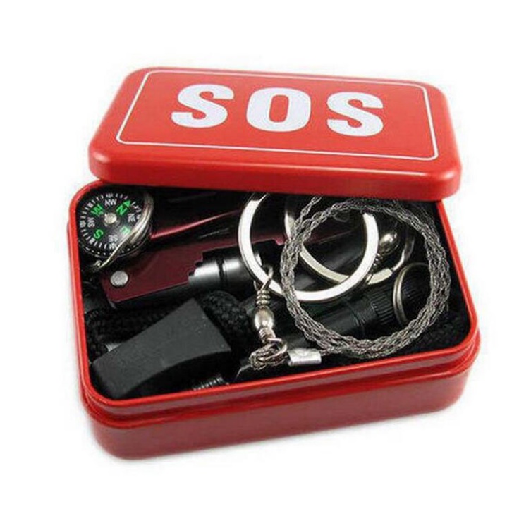 Dụng cụ sinh tồn đa năng gồm 7 món của SOS phụ kiện đi phượt