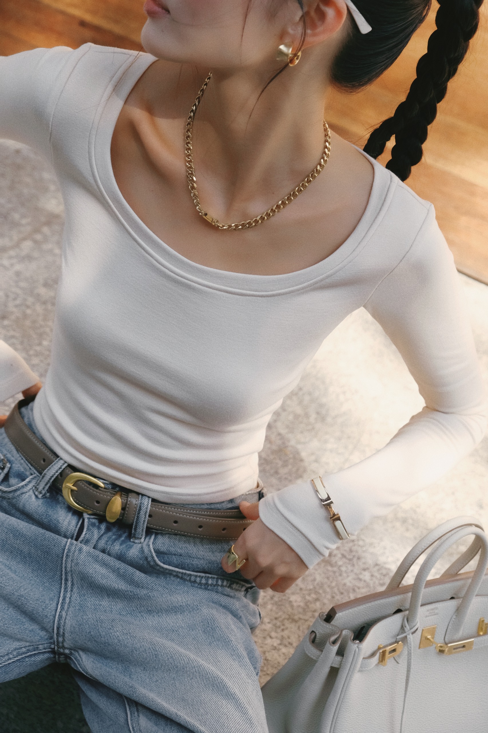 Áo thun tay dài basic umi top
