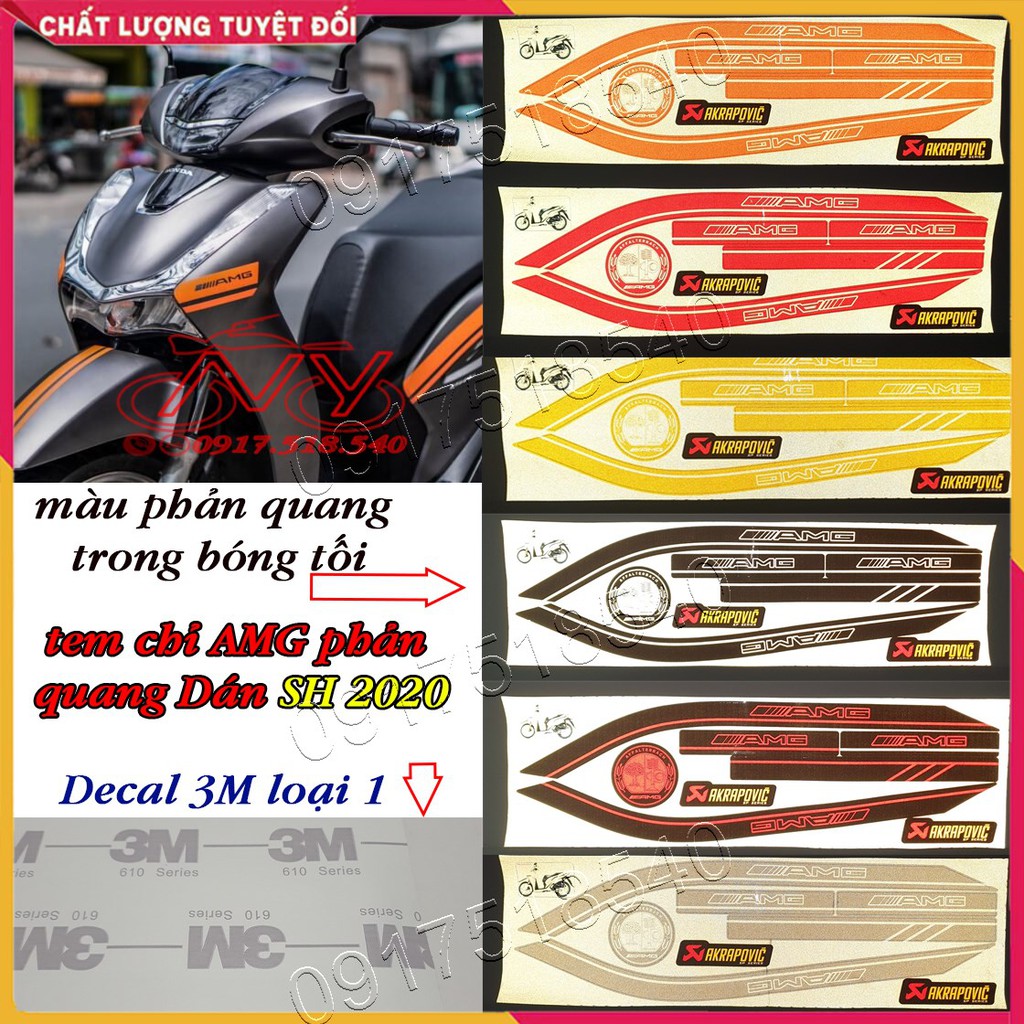 Tem chỉ amg phản quang 3m dán sh việt 2020 - 2021