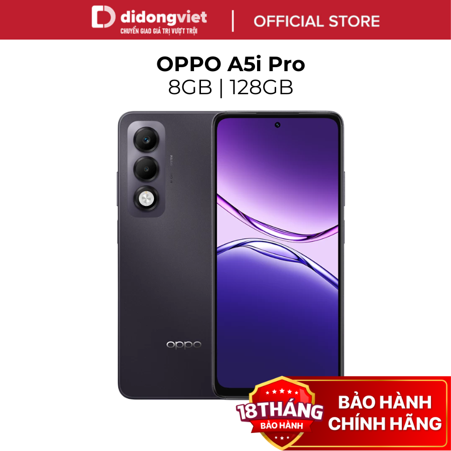 Oppo Phone Oppo A5I 4Gb I 128Gb 6.67'' Screen 90Hz Scan Frequency Genuine Product Mobile Vietnam