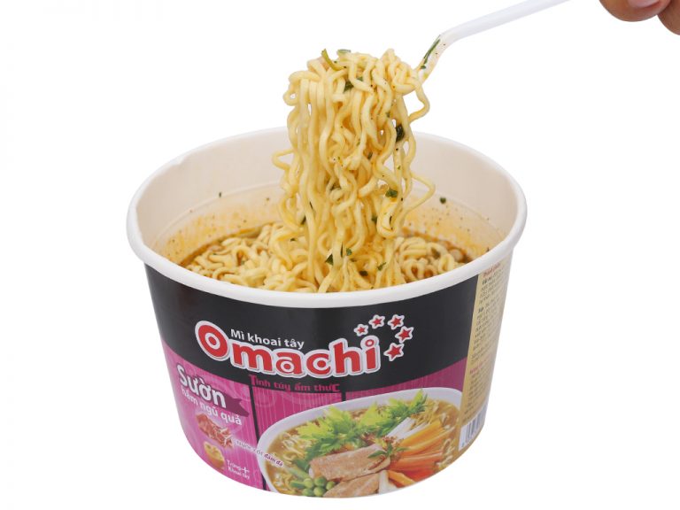 Mì bát Omachi vị Sườn hầm ngũ quả
