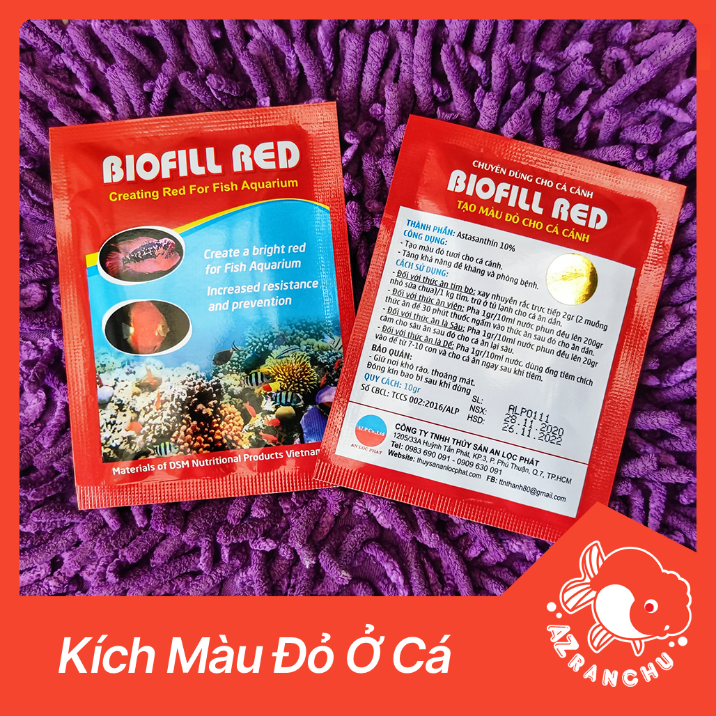 Biofill Red | Tăng màu đỏ cho cá - AZRanchu