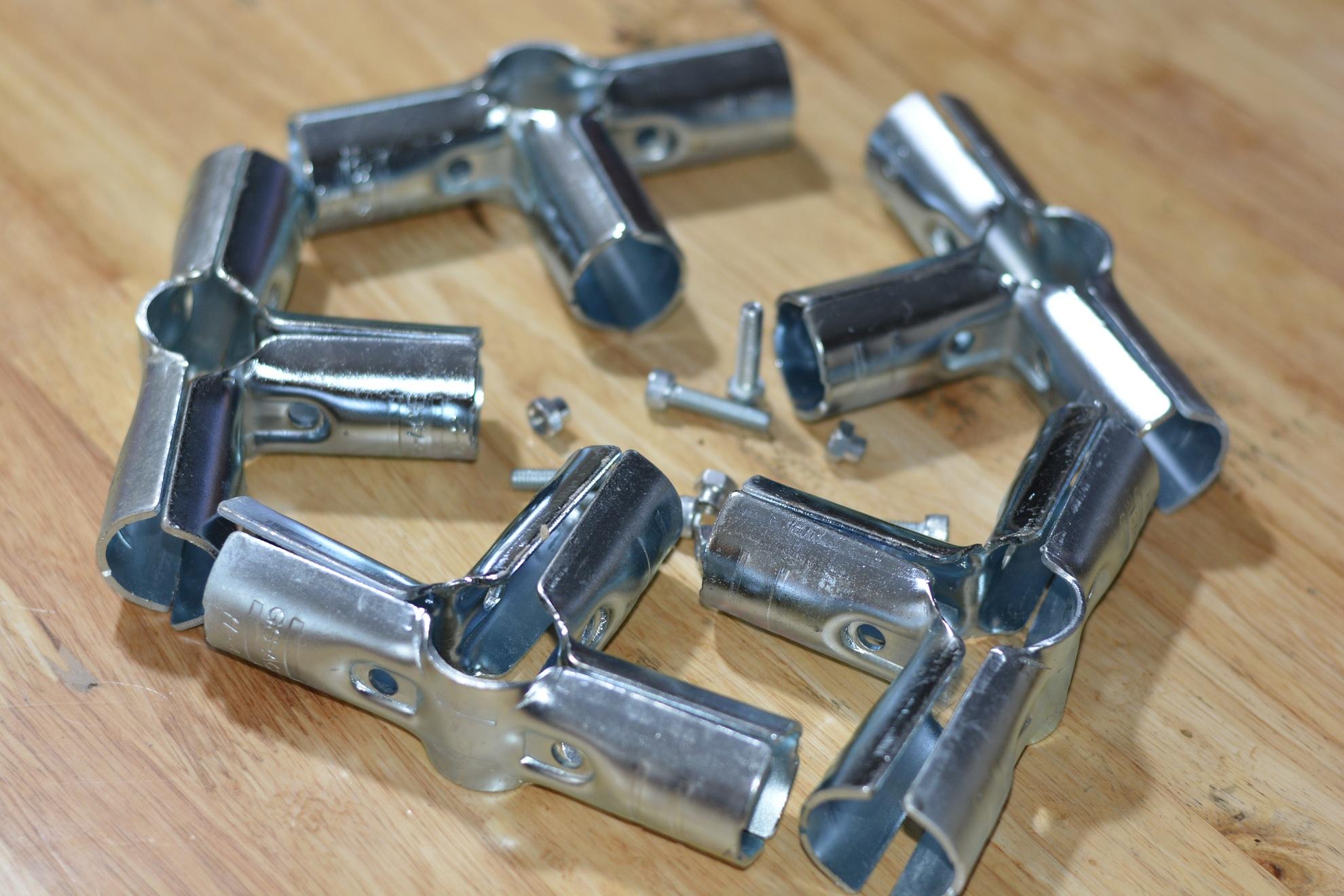 [HCM]Combo 5 khớp nối HJ-3 DIY (bạc)/Metal Joints