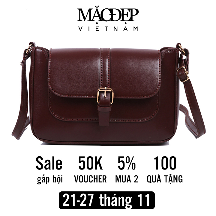 Túi xách nữ - Túi nữ đeo chéo Romantic Time phong cách Vintage cao cấp - macdep
