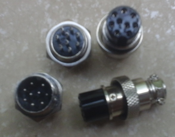 Bộ Giắc Cắm Đực Cái GX16 9 Chân