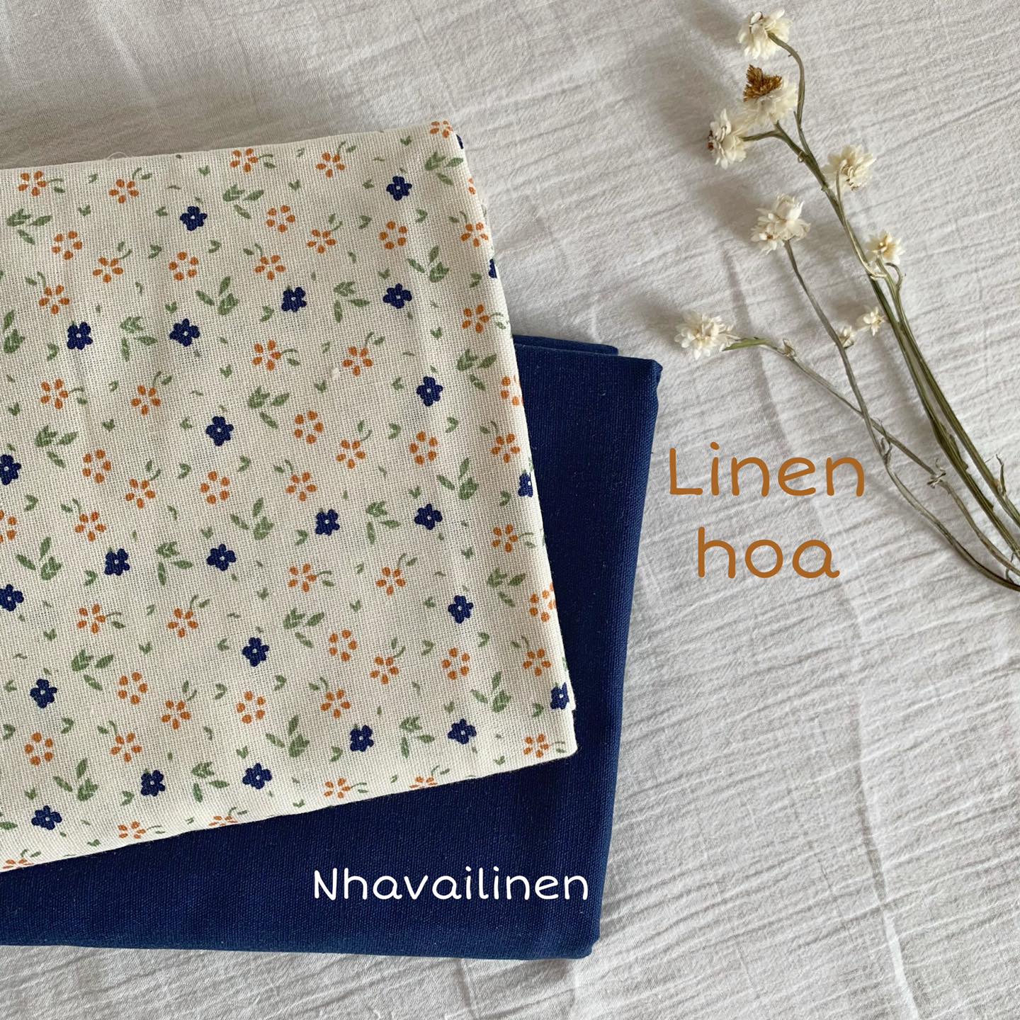Linen hoa đậu biếc