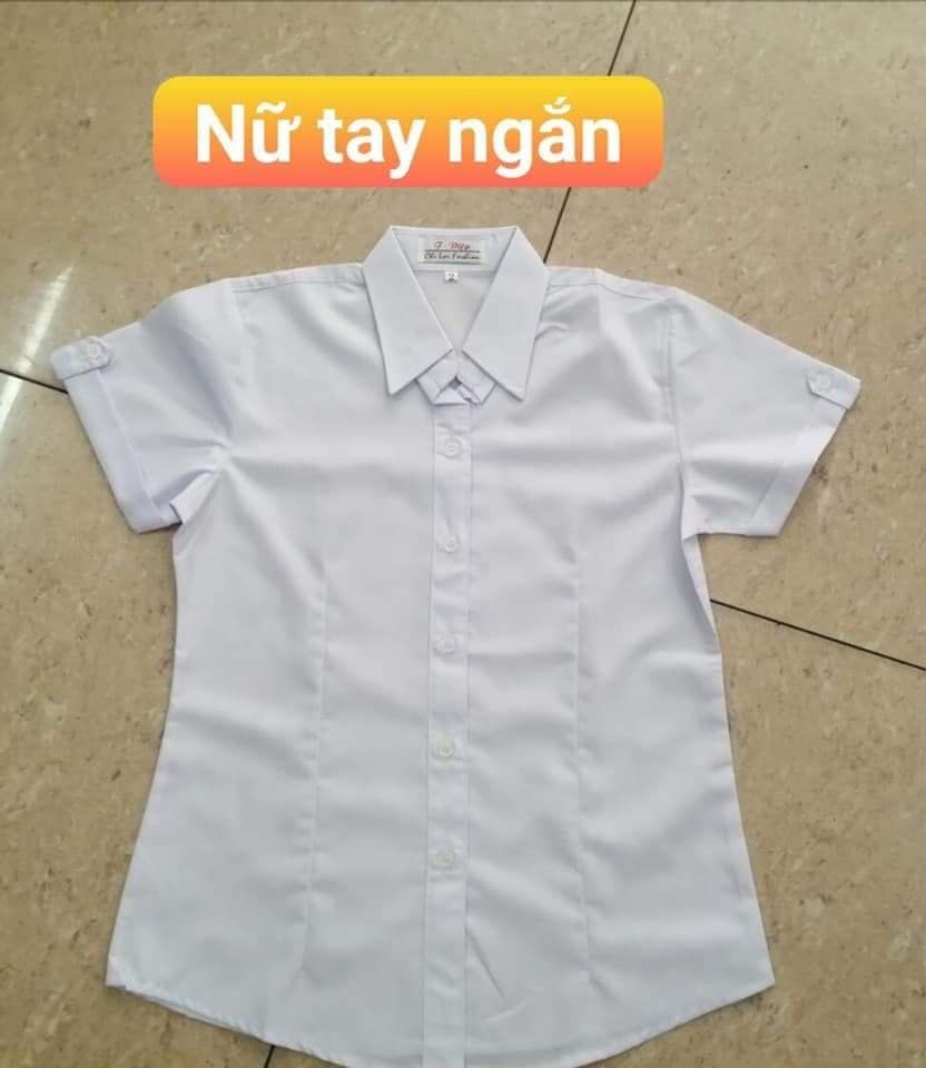 Mm01- áo sơ mi trắng học sinh nữ cấp 2 cấp 3 đồng phục học sinh, đồ đi học, sơ mi nữ, sơ mi trắng đẹp cho bé gái
