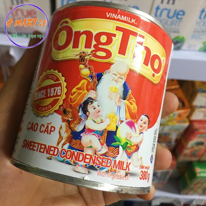 Sữa ông thọ đỏ 380g hộp sắt