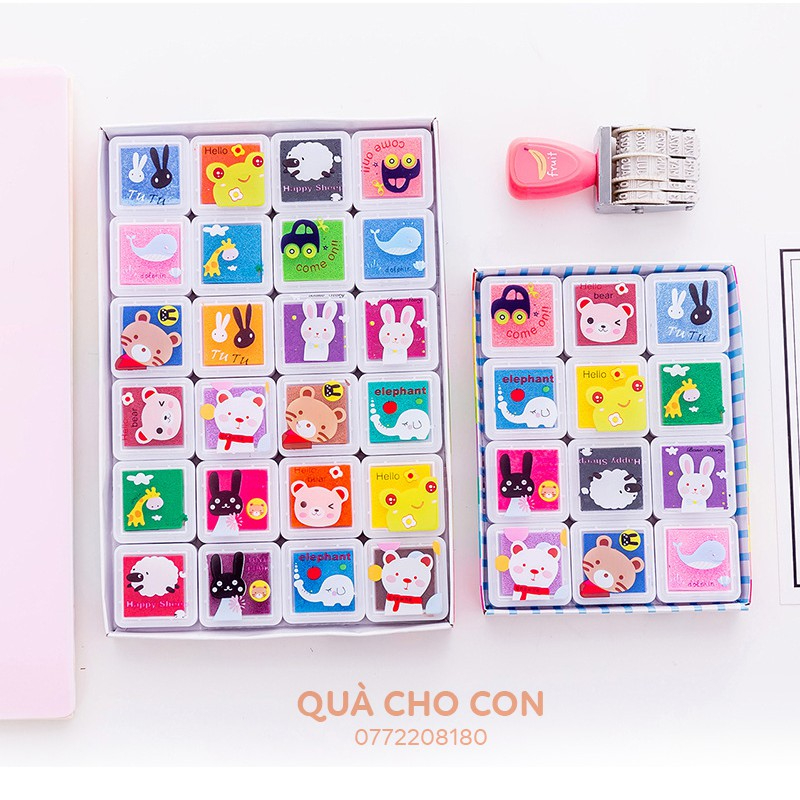 Bộ Màu Vẽ Vân Tay Cho Bé Thỏa Sức Sáng Tạo