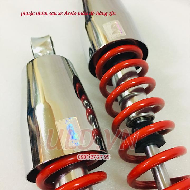 [HCM]phuộc nhún sau xe Axelo màu đỏ hàng zin