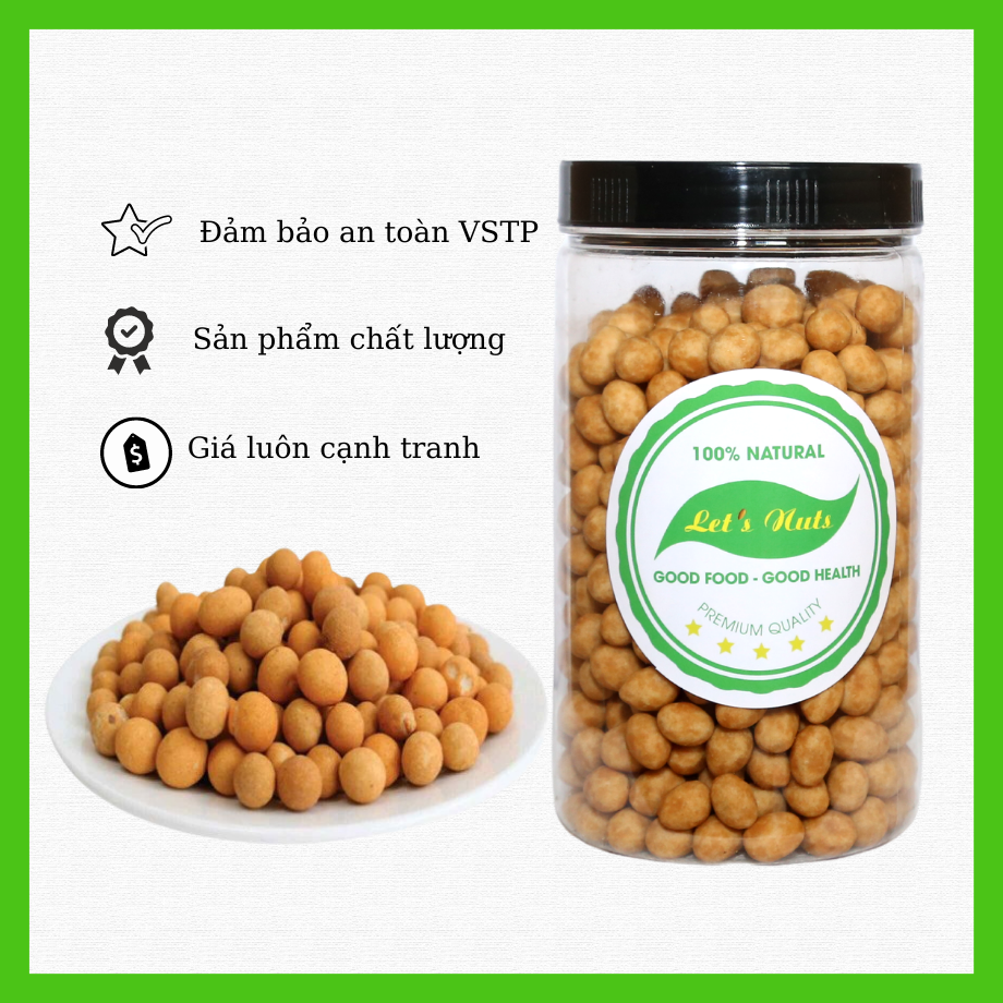 [HCM]Đậu phộng da cá nước cốt dừa lon pet 500g sang trọng hợp vệ sinh món quà ăn vặt tuyệt vời Susuto Shop