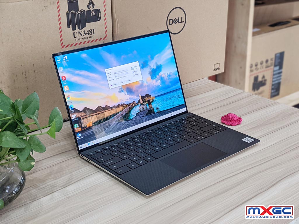 Dell xps 9300 core i7-1065g7 ram 16g ddr4 buss 3200 ssd m.2 pcle nvme 512gb màn hình 13.3 4k new box/new like 99% bảo hành 6 -12tháng