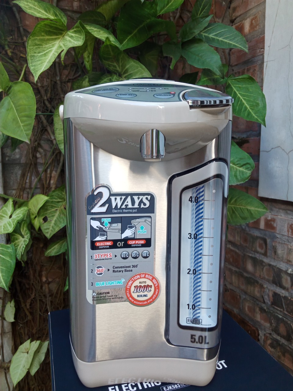 " ''bình thủy điện lock&lock ejk583beg 5lít