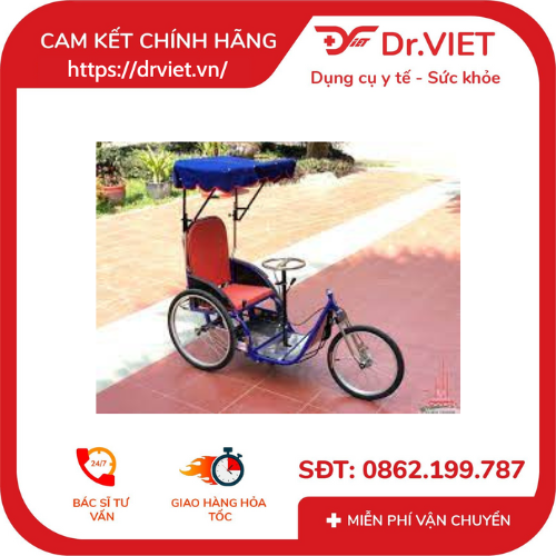 Xe lắn sắt sơn Kiến Tường - hỗ trợ người già