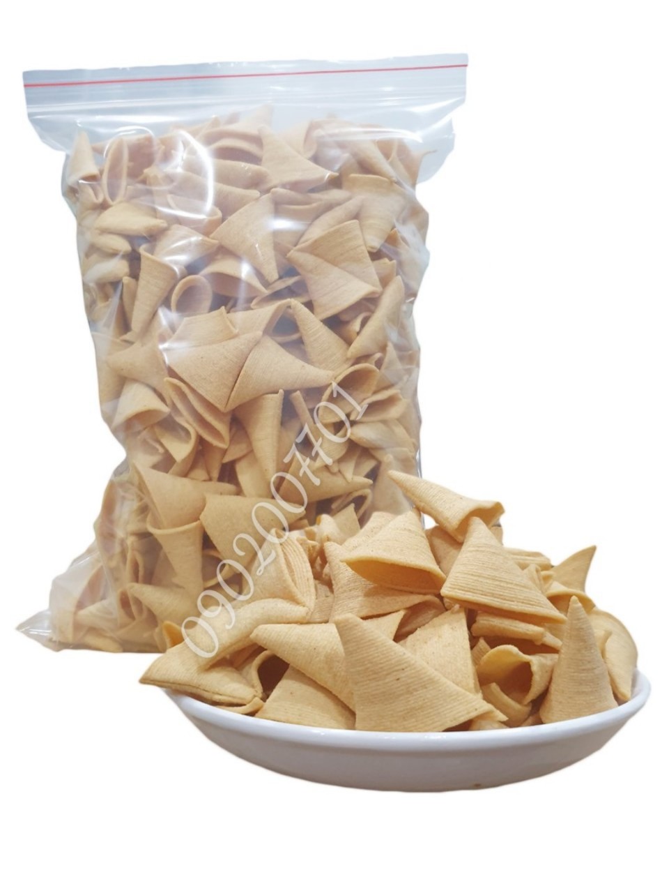 100g snack tam giác (bánh nón, bánh chóp) - đồ ăn vặt - bách hóa online uy tín