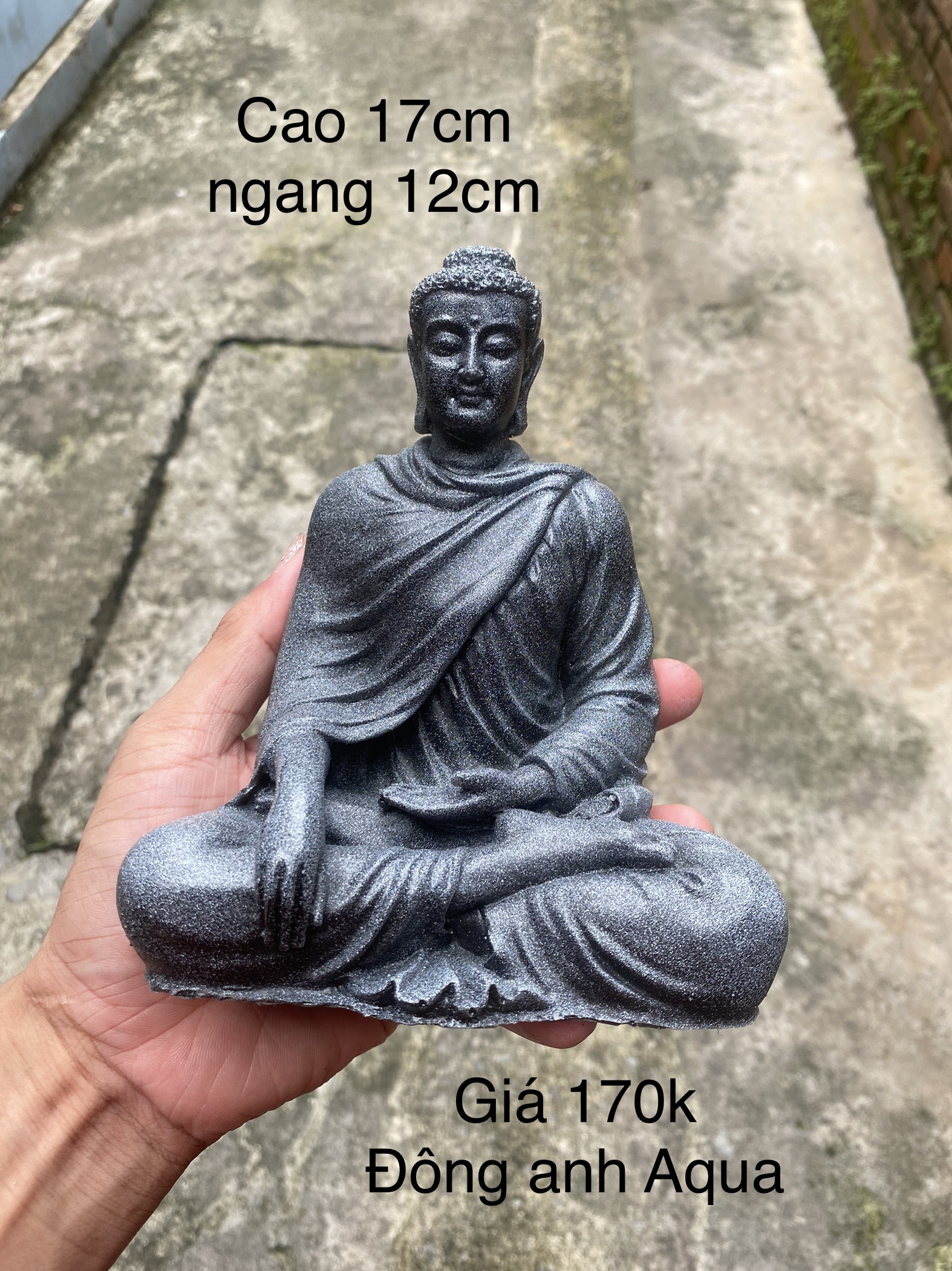 Tượng phật tiểu cảnh, phụ kiện trang trí bể cá, thuỷ sinh, bán cạn, non bộ, sân vườn, bonsai