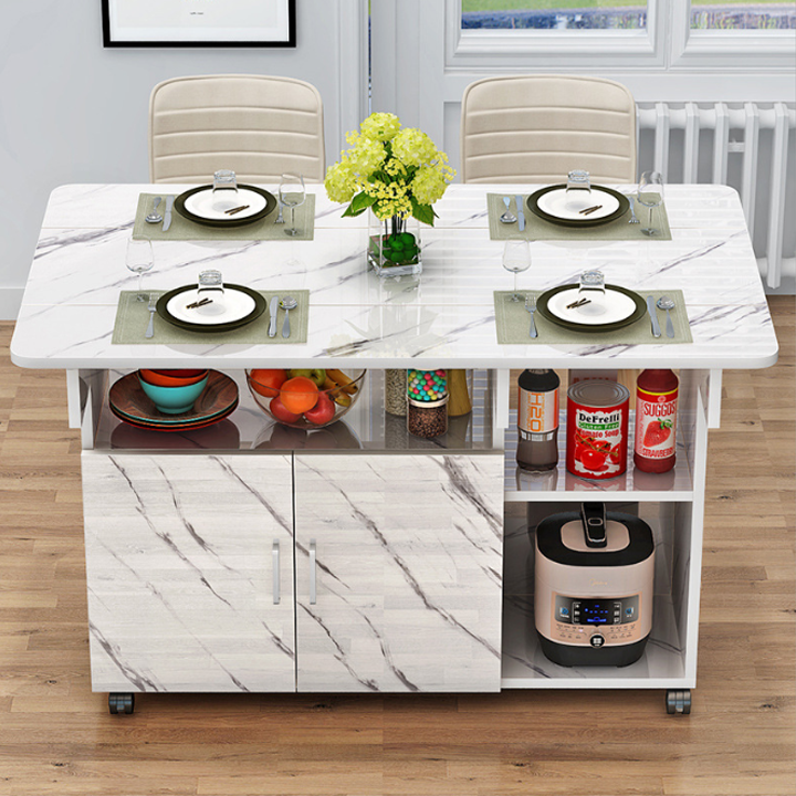 Bàn ăn Gấp gọn Đa năng Cao cấp, Bàn ăn Thông minh, Bàn ăn thông minh có bánh xe, Bàn ăn kèm Tủ để đồ, Bàn cao cấp, Sang trọng