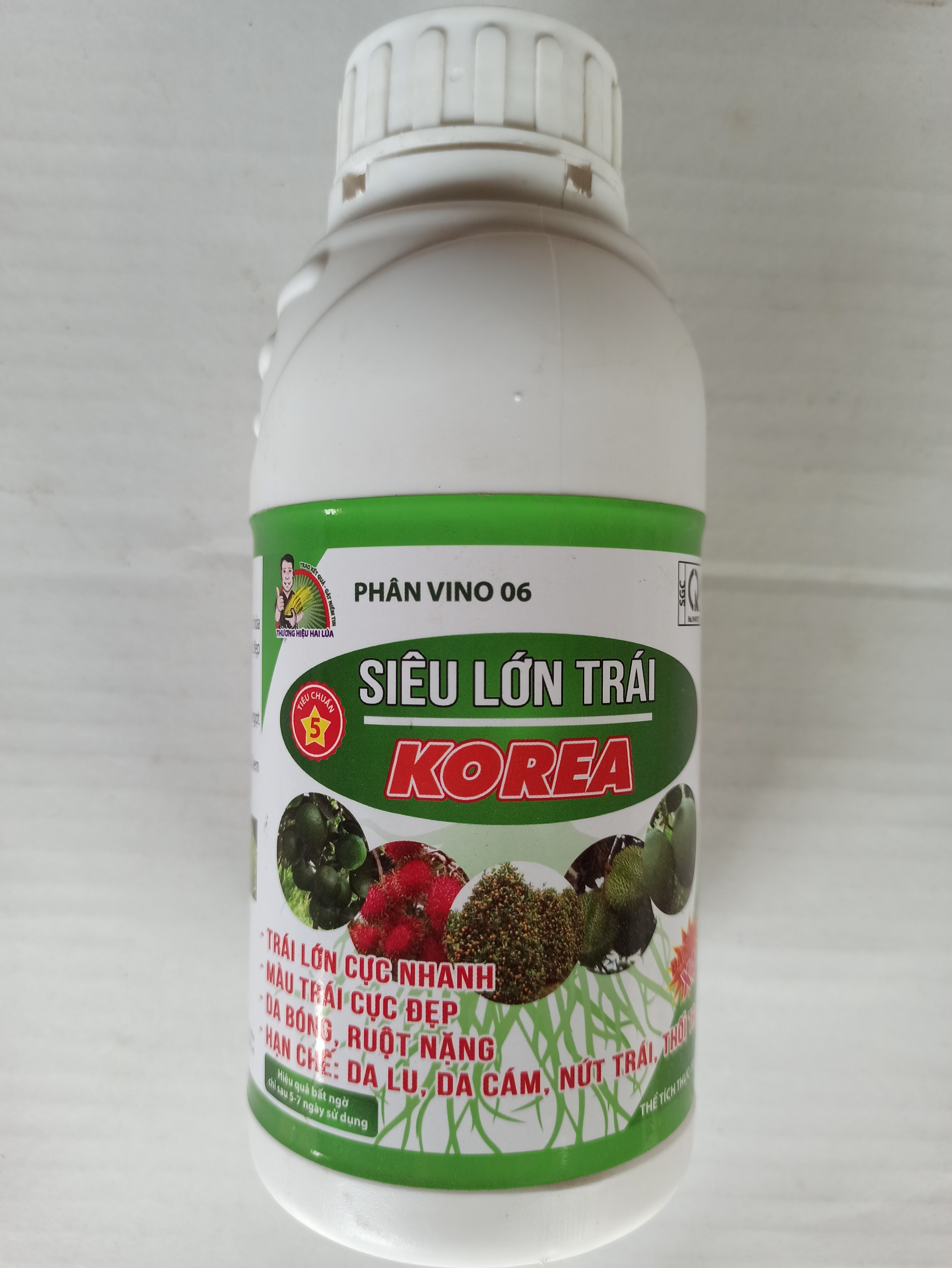 Phân bón siêu lớn trái korea - chai 500ml