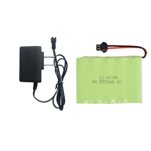 Bộ pin+sac 6v 2800mah