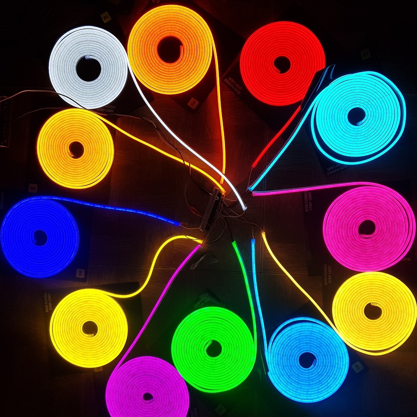 Led Neon 12v Cuộn 5m - Neon Sign - Dây Đèn Led Neon Trang Trí- Đèn Led Uốn Chữ