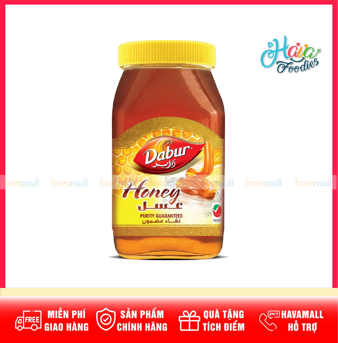 Mật Ong Nguyên Chất Dabur 250ml – Dabur Honey Purity Guaranteed