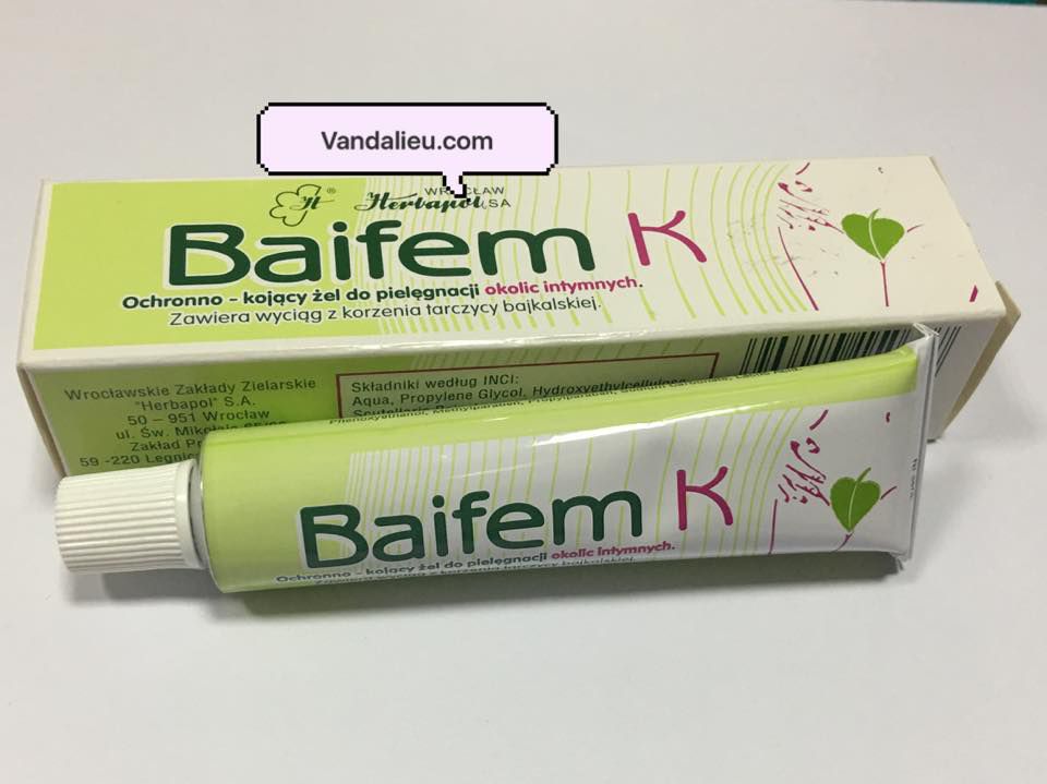Baifem k 15g. gel hoàng cầm