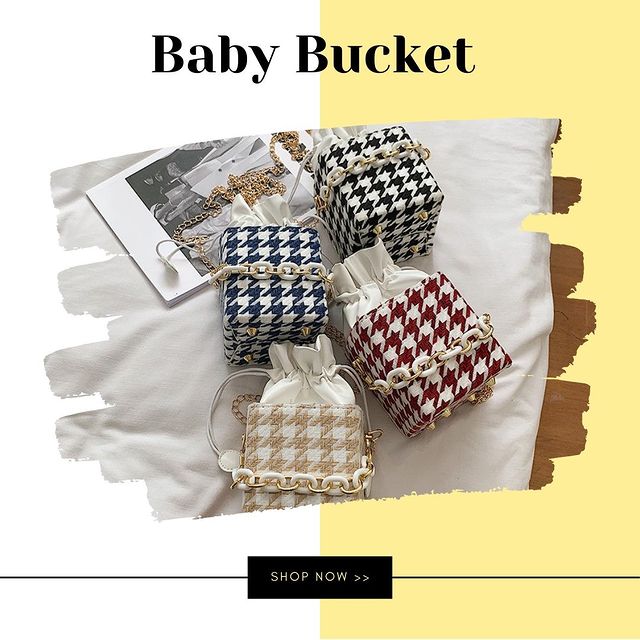 Túi xách nữ "Baby Bucket" độc, lạ nhưng đẹp hoàn hảo