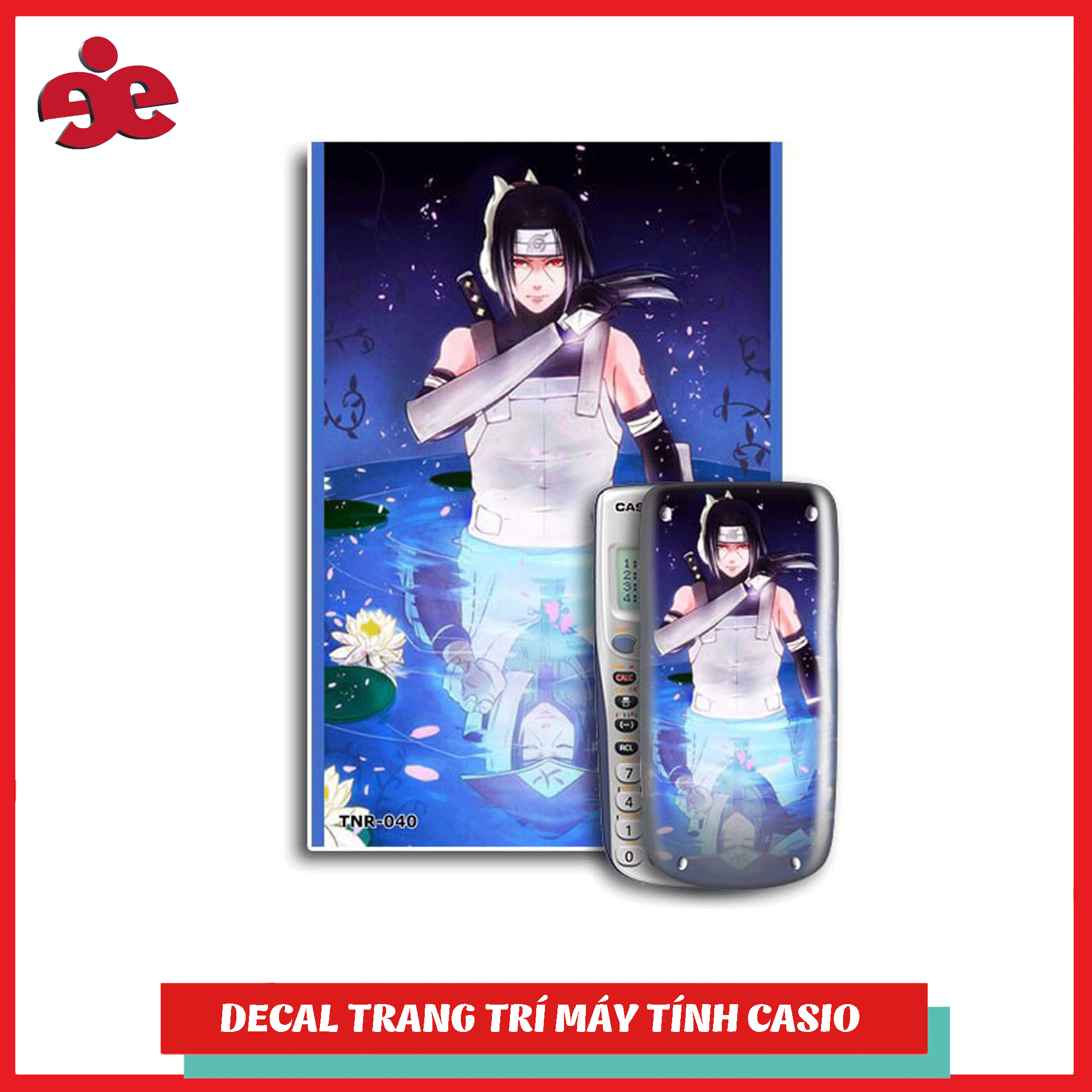 Bộ 2 decal trang trí máy tính cầm tay Naruto 040