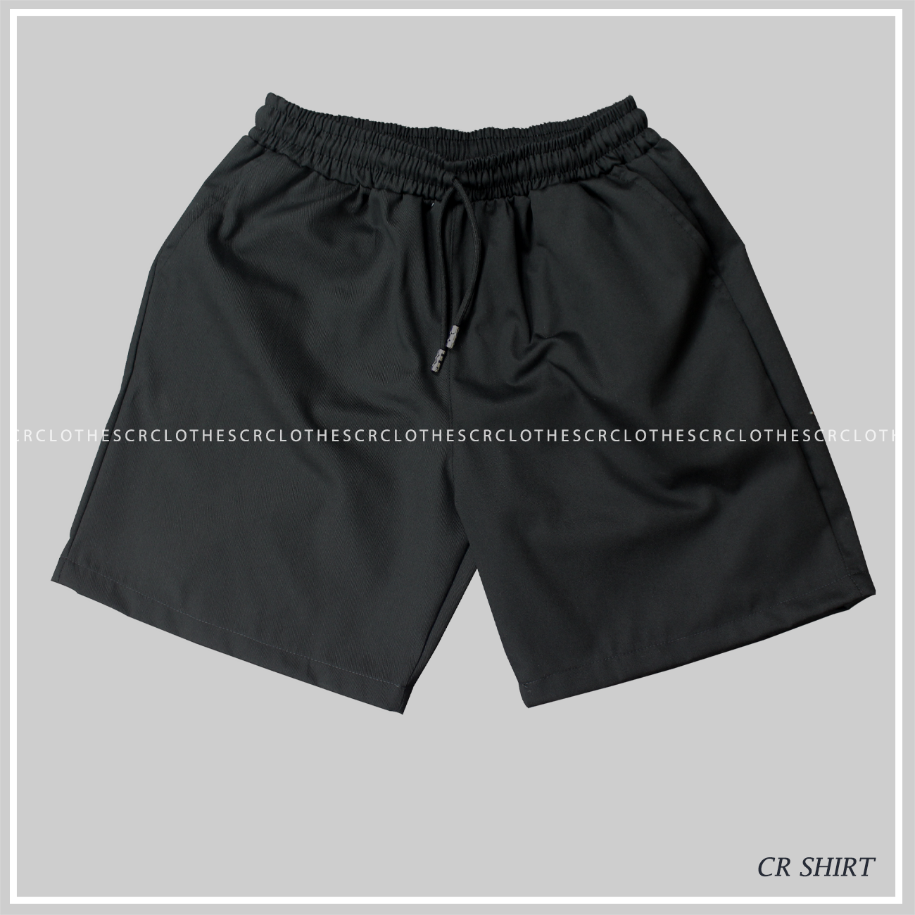 Quần short kaki CR MEN cực kì dày dặn 2 màu đen trắng