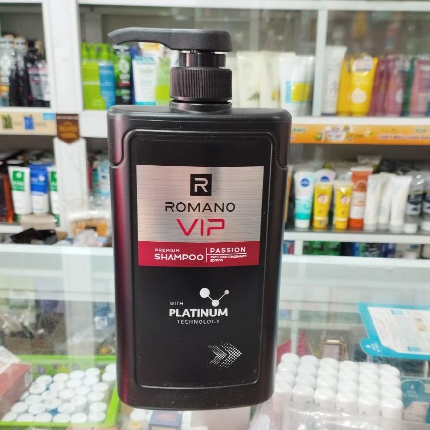 Dầu gội Romano VIPđỏ hương nước hoa cao cấp 650g