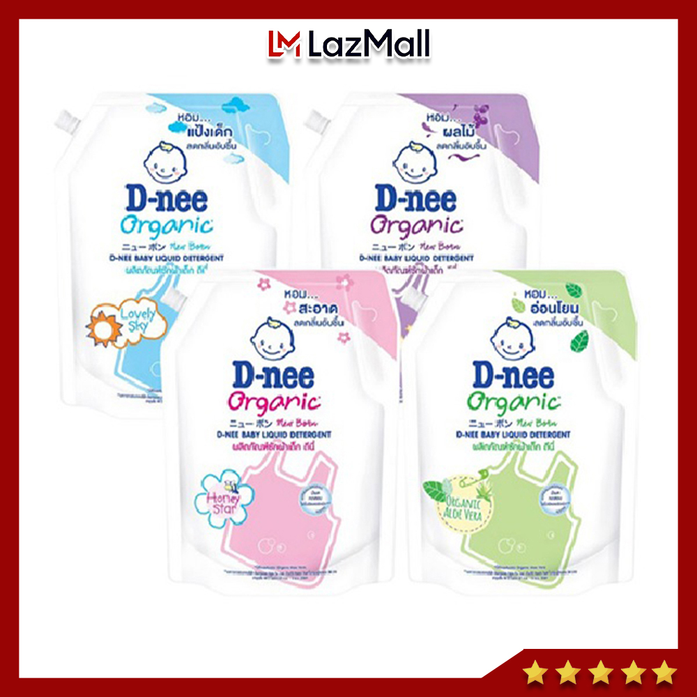 Nước Giặt Dnee Thơm Mềm Dịu Nhẹ An Toàn Cho Bé 1400ML Nội Địa Thái Lan