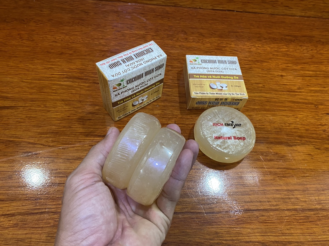 Xà phòng sữa dừa – xà phòng thiên nhiên - xà phòng sinh dược - xà phòng tắm handmade - coconut milk soap - rich coco soa