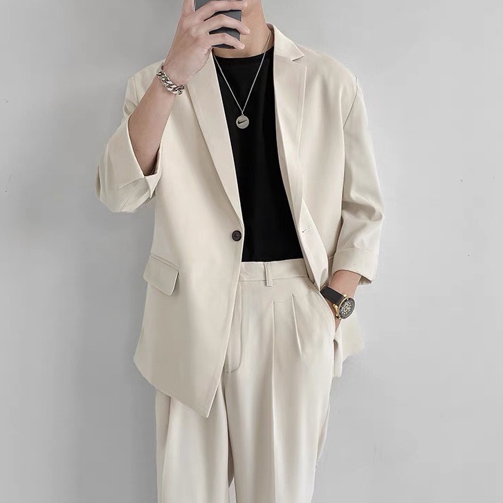 Áo khoác blazer nam-nữ Michen, Áo BLAZER form rộng dày dặn ấm áp phong cách Hàn quốc.