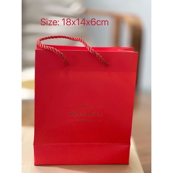 Bx19 - hộp đựng socola 6v, kèm túi xách