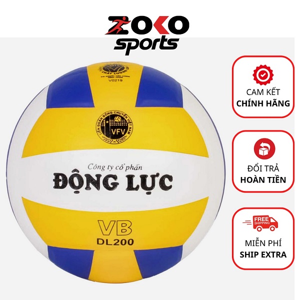 Bóng chuyền da Động Lực DL200 chính hãng tiêu chuẩn