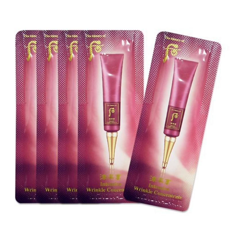 Combo 10 gói tinh chất xóa nhăn cao cấp Whoo Intensive Wrinkle Concentrate