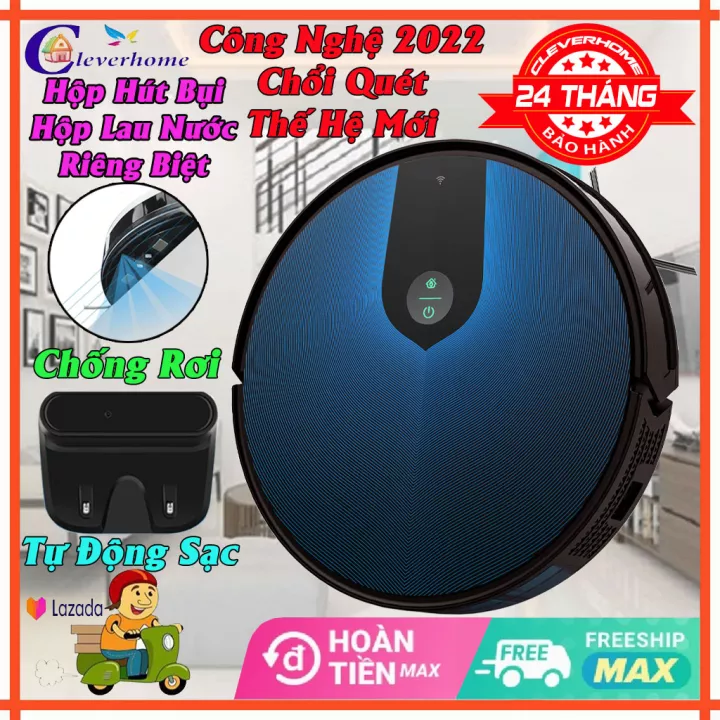 Robot hút bụi lau nhà kaw / tlc deebot t8 max