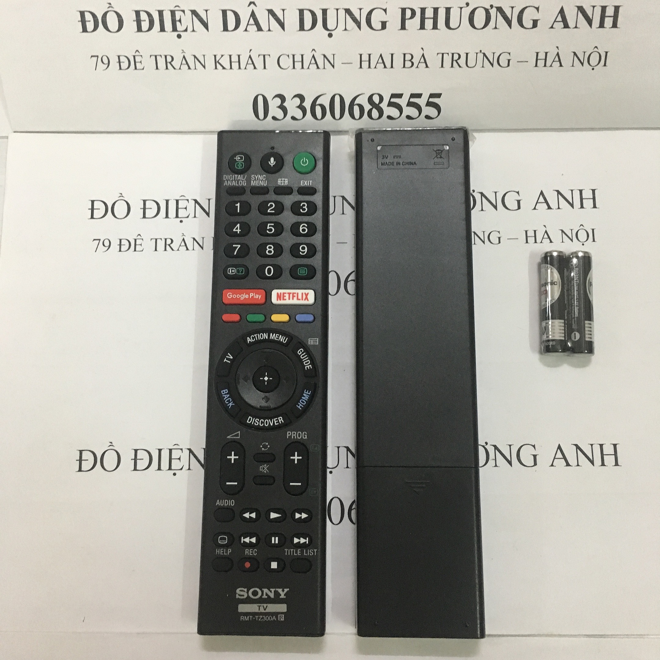 ĐIỀU KHIỂN TIVI SONY 4K SMART (BẢN KHÔNG GIỌNG NÓI)