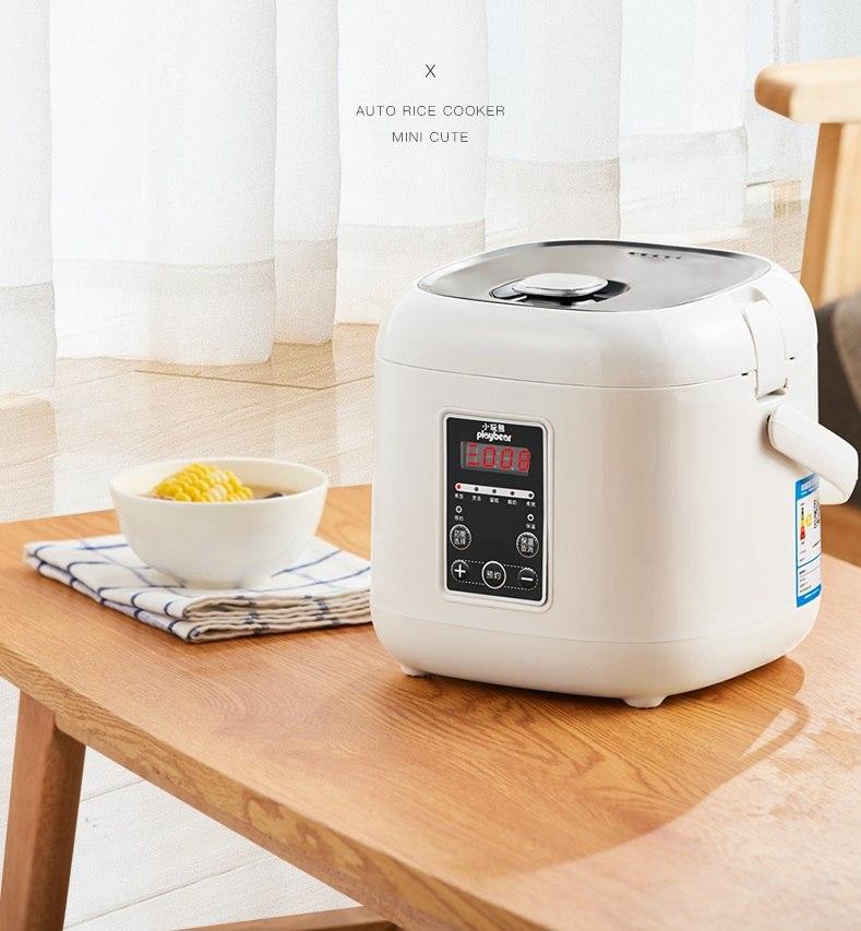 Nồi cơm điện , nồi cơm điên mini -Nồi Cơm Điện Mini Đa Năng 2 in 1 - Nồi cơm điện thông minh đa chức năng nhỏ hộ gia đình, nồi cơm 2L Sanxingkeji