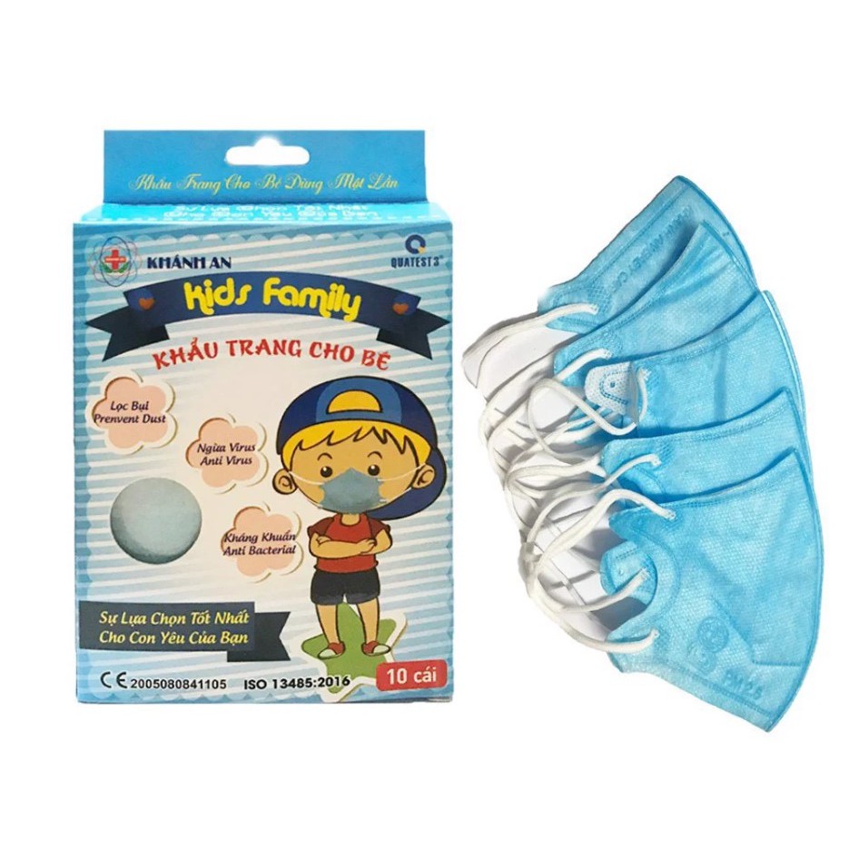 Khẩu trang trẻ em 4 lớp Khánh An