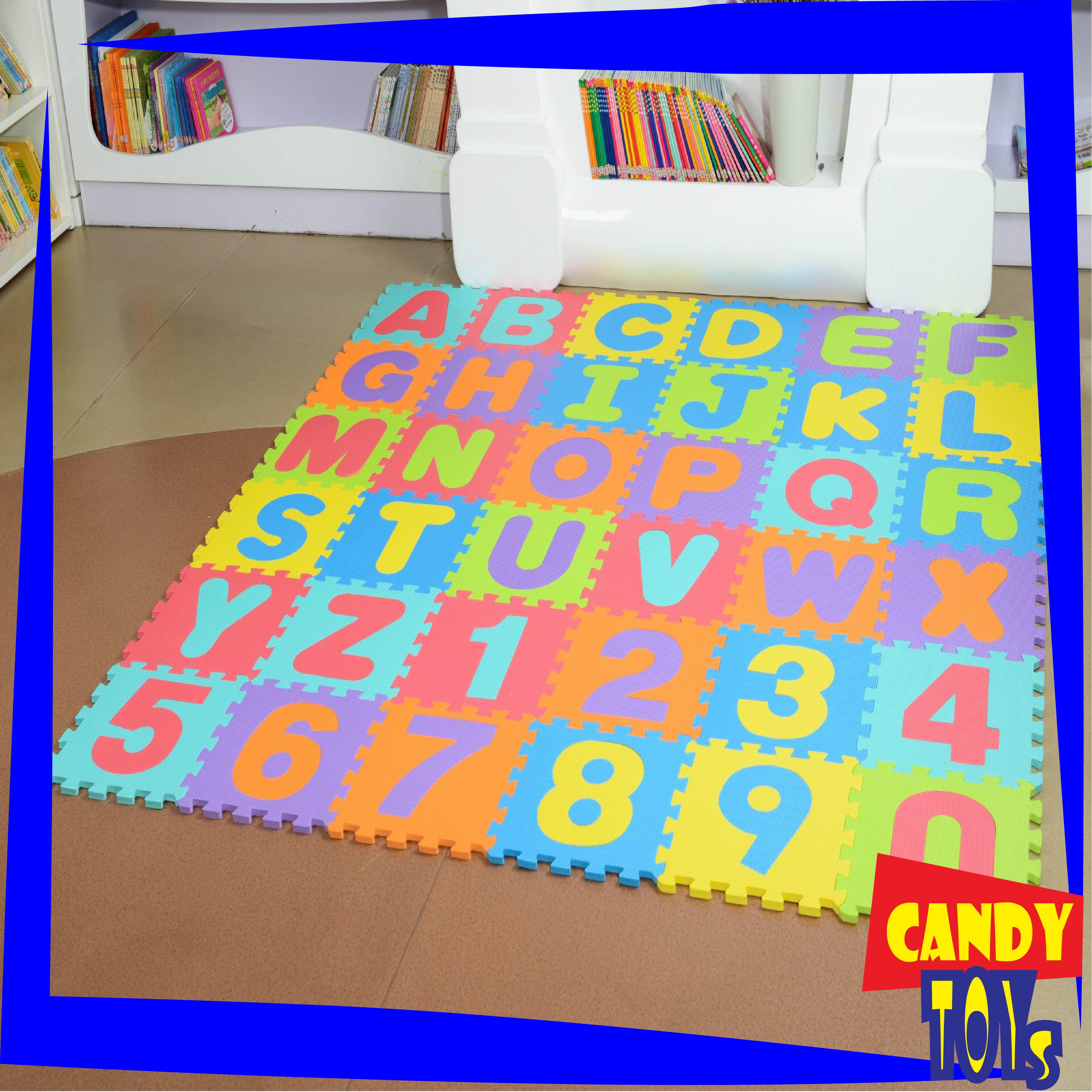 [HCM]THẢM XỐP EVA CHƠI CHO BÉ (30X30X1CM) - VIỆT NAM