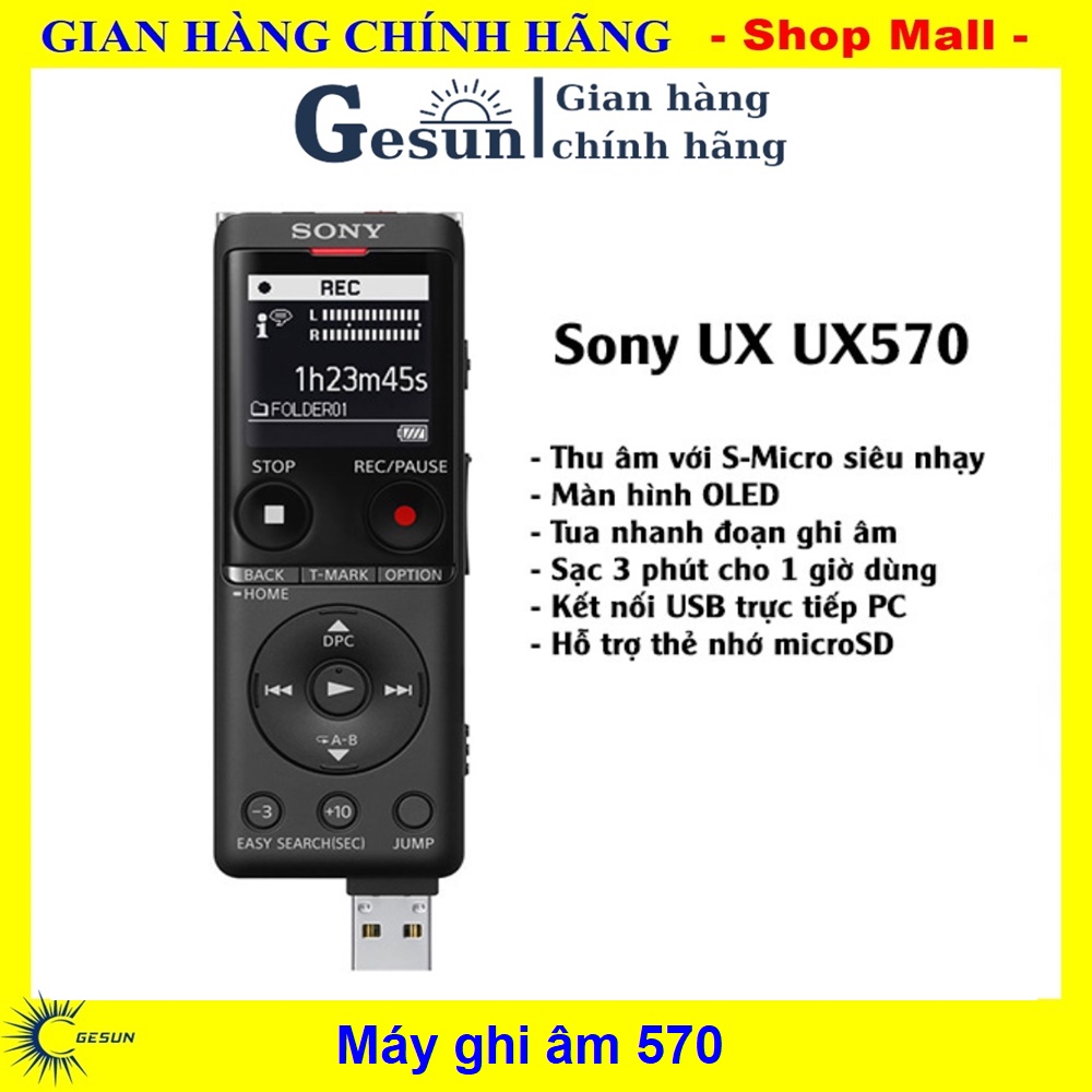 Máy ghi âm chuyên nghiệp UX 570