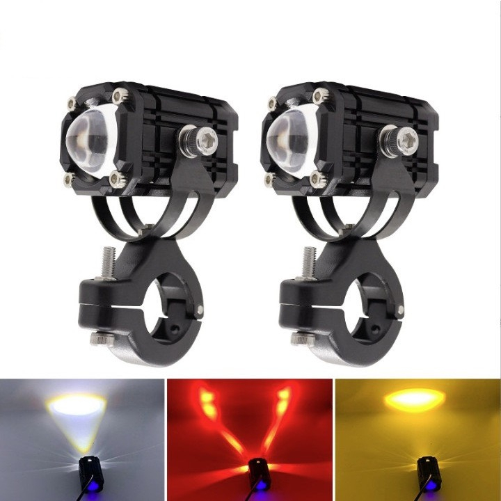 Đèn Trợ Sáng Bi Cầu Mini W2 4 Chế Độ Tích Hợp Auto Passing phiên bản mới nhất 2024 ( Giá 1 Đèn )