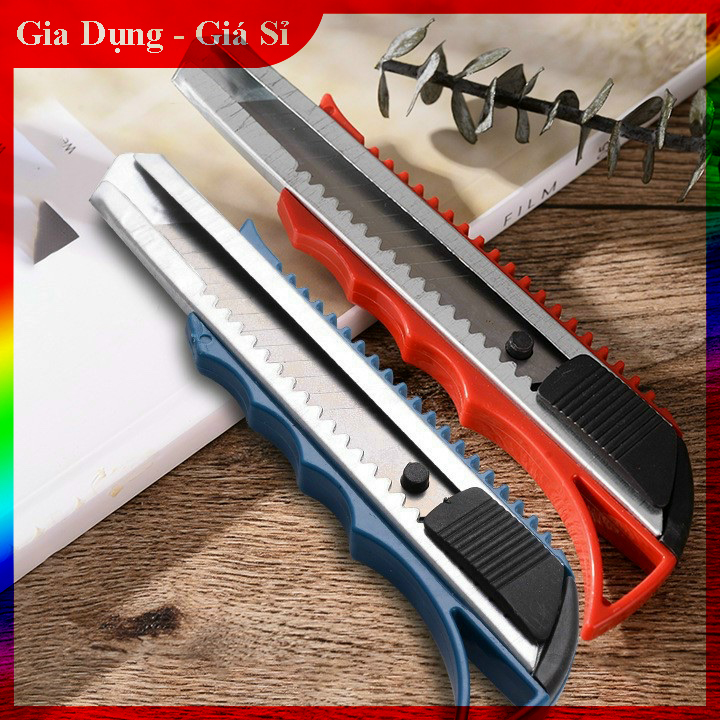 Dao rọc giấy mini loại 1,Dao rọc giấy văn phòng, lưỡi sắc bén, tay cầm chắc chắn thoải mái