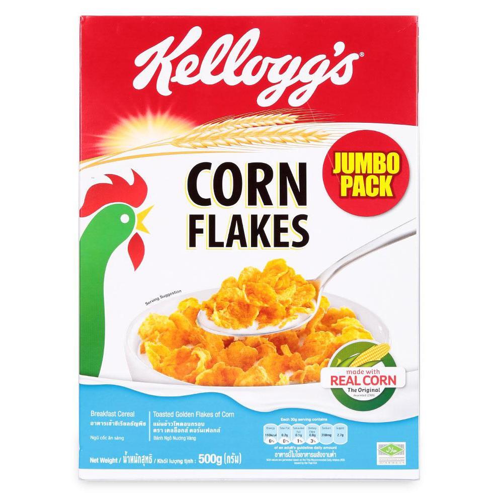 Ngũ cốc ăn sáng corn flakes kellogg's hộp 500g