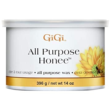 Gigi all purpose honee hair removal soft wax for all skin and hair types, 14 oz/ sáp wax gigi all purpose honee 14oz